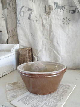 antike Rührschüssel / Tonschüssle aus Frankreich