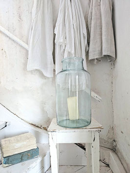 Pickle Jar uraltes Bindeglas 12L Windlicht? Pastellhellblau