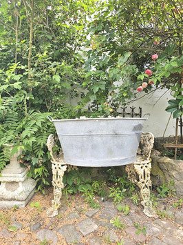 VERKAUFT Ets 07.04. 82cm uralte Badewanne dicht Kinderbadewanne Zinkwanne