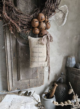 VERKAUFT Sho 01.11. TANNENBAUM Leinenhänger PRIMITIVE-ART-HANGER 1871