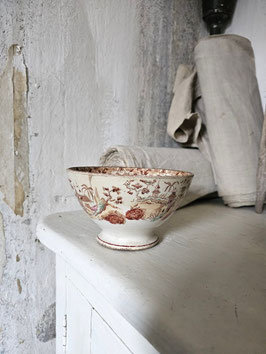 14,5cm  Chinoise antike Bol SARREGUEMINES