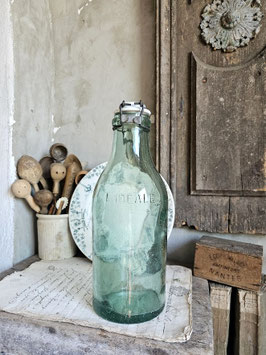 1,5L L'IDEALE Porzellanverschluß antike Konservenflasche Flasche aus Frankreich