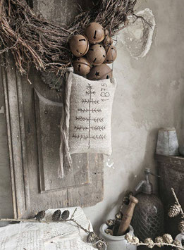 VERKAUFT Nic 03.11. TANNENBAUM Leinenhänger PRIMITIVE-ART-HANGER 1879