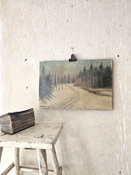 VERKAUFT Ker 25.03. Winterlandschaft P. Meineke 1917