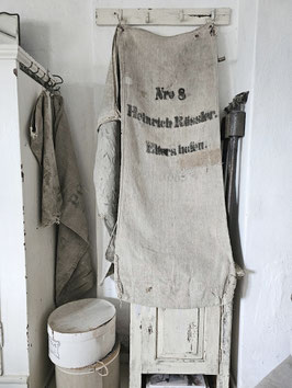 1863 RÖSSLER langer Getreidesack Leinensack Mehlsack
