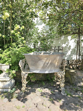 VERKAUFT Ets 17.07. 81cm uralte Badewanne Kinderbadewanne Zinkwanne