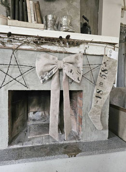 VERKAUFT Kin 09.11. XXL 75cm SCHLEIFE - mit Bemalungen+Reparaturen XVIII