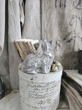 14cm antike Schokoladenform HASE sitzend LAURÖSCH II