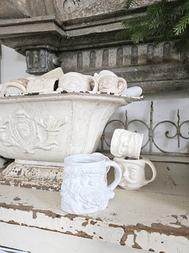1xVERKAUFT Lad 01.01. sehr alte Weihnachtsmann Tasse Porzellan Weihnachtstasse III