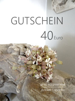 GUTSCHEIN 40,-- EURO