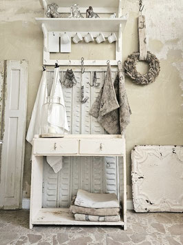VERKAUFT Sez 08.04. altes Schubladen Regal Standregal - shabbychic