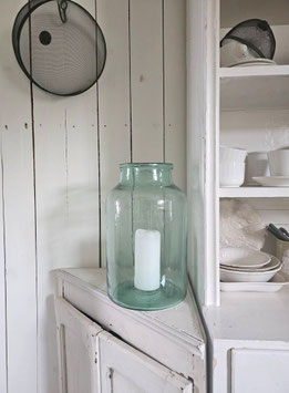 Pickle Jar uraltes Bindeglas 10L Windlicht? pastelliges meerblaugrün