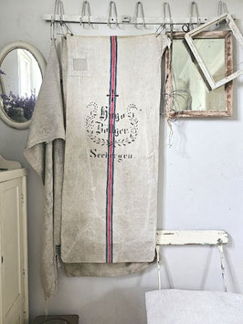 GIRLANDE HUGO antiker Leinensack Mehlsack Getreidesack