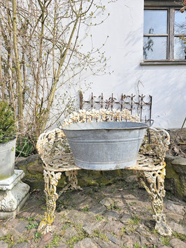 VERKAUFT Ets 08.04. 61cm uralte Badewanne dicht Kinderbadewanne Zinkwanne