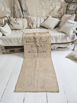 twoface KONRAD 1905 antiker GROSSER Leinensack Getreidesack Mehlsack