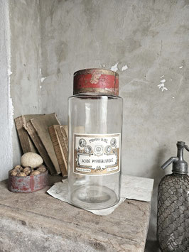 ACIDE PYROGALLIQUE 2L franz Apothekerflasche Apothekerglas
