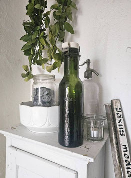 34cm!!! antike Flasche aus Frankreich VERRERIES DES SLETTERIES