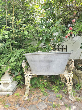 VERKAUFT Ets 18.03. 84cm uralte Badewanne dicht Kinderbadewanne Zinkwanne