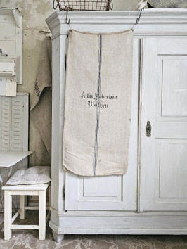 ALBIN antiker Getreidesack Mehlsack - blaue Streifen