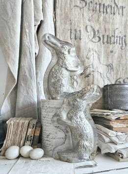 29cm antike GROSSE Schokoladenform HASE stehend