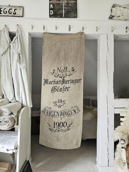 1900 RANGENDINGEN antiker  Getreidesack Leinensack Mehlsack