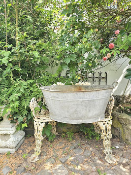 VERKAUFT Ets 26.08. 84cm uralte Badewanne Kinderbadewanne Zinkwanne