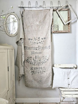 VERKAUFT Ets 13.05. twoface 1909 No2 STROBEL Leinensack Mehlsack Getreidesack