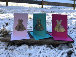 Greeting Card Origami Dress