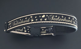 Halsband ,Seelenhund gold'
