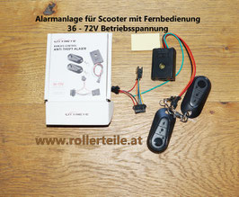 Alarmanlage für Scooter 36-72V