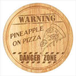 Warning Pineapple On Pizza Chopping/Cutting Board