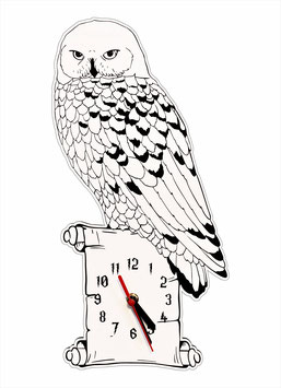 Hedwig Inspired Owl Clock
