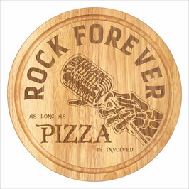 Rock Forever Pizza Chopping/Cutting Board