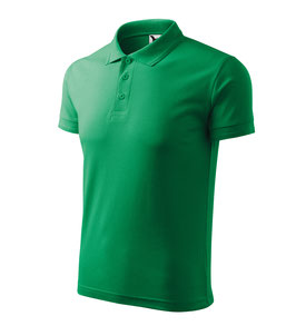 Pique Poloshirt grasgrün bis 3XL