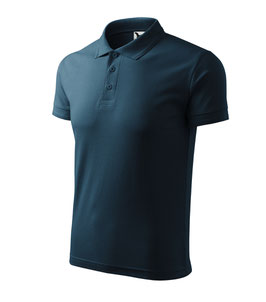 Pique Poloshirt marineblau bis 4XL