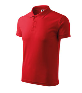 5er Pack Pique Poloshirt rot