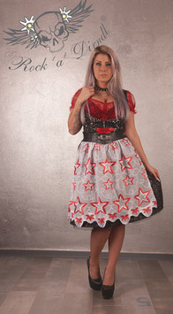 Rock ´a ´ Dirndl Schürze Stars