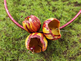Tonblüten-Collier "Farbtopf"