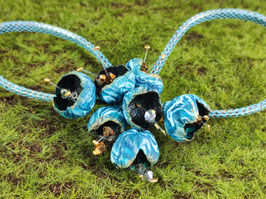 Tonblüten-Collier "Meeresrauschen"