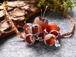 Tonblüten-Collier "Alani"