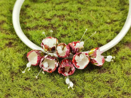 Tonblüten-Collier "Farbpalette"