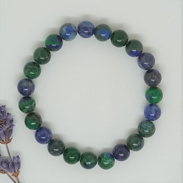 Bracelet Azurite-Malachite 8mm