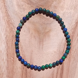 Bracelet Azurite-Malachite 4mm