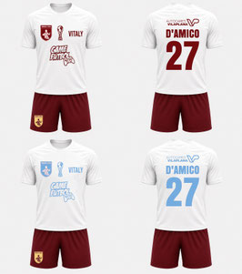 Pack de equipaciones CAMPUS MUNDIAL D'AMICO Talla 4/5 6/8 10/12 S M L XL