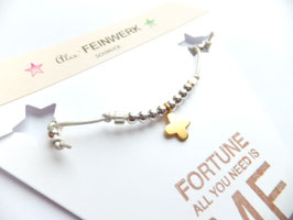 'FORTUNE'  Armband Leder