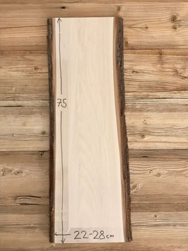 Brett Linde Länge 75cm. Lindenholz Roh, Dicke 18mm