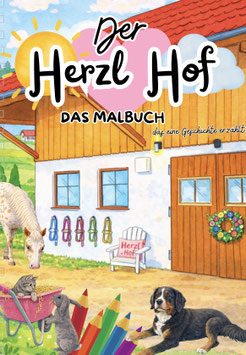Der Herzl Hof. Das Malbuch, das eine Geschichte erzählt.