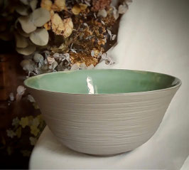 Saladier, grès noir, pièce unique