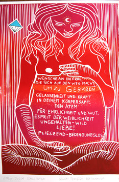 UM ZU GEBÄREN (Text: Julia Schleicher)