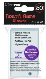 Board Game Sleeves 44x68mm (50) Mini